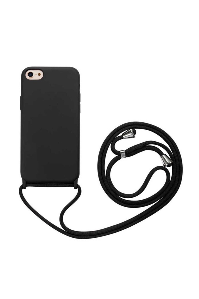 [RNZ-TA45344] Apple iPhone 7 Uyumlu Kılıf Zore Ropi Kapak (Siyah)