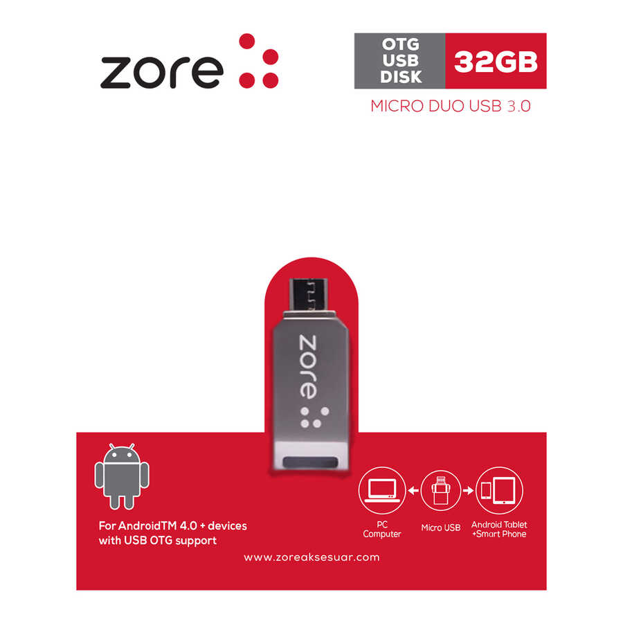 [RNZ-T15141] Zore 3.0 Micro Metal OTG 32 GB