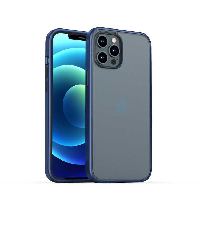 [RNZ-TA45729] Apple iPhone 12 Pro Max Uyumlu Kılıf Benks Magic Smooth Drop Resistance Kapak (Siyah)