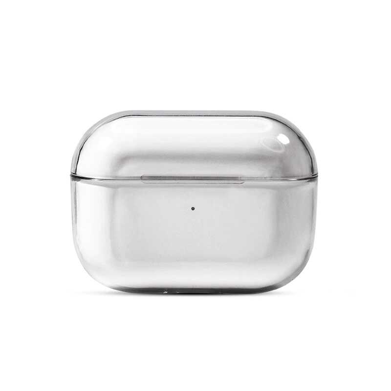 Apple Airpods Pro Uyumlu Kılıf Şeffaf Sert Kristal Zore Airbag 14 Kılıf