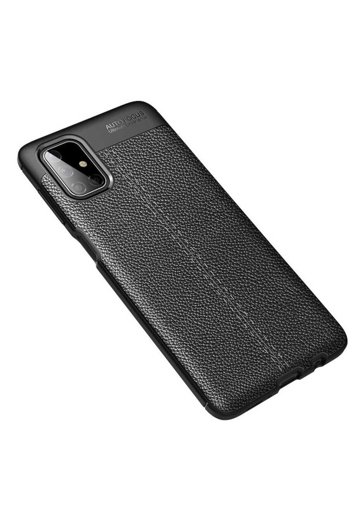 [RNZ-TA45872] Samsung Galaxy M51 Uyumlu Kılıf Zore Niss Silikon Kapak (Siyah)
