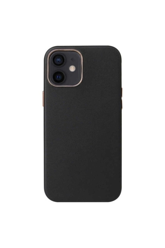 [RNZ-TA45959] Apple iPhone 12 Uyumlu Kılıf Zore Eyzi Kapak (Siyah)