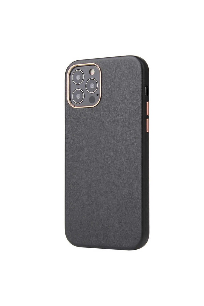 [RNZ-TA45965] Apple iPhone 12 Pro Max Uyumlu Kılıf Zore Eyzi Kapak (Siyah)