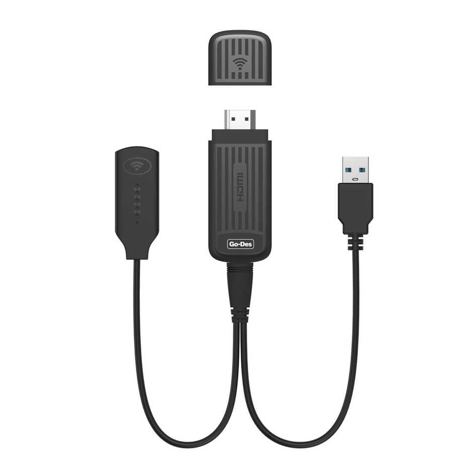 [RNZ-TA46151] Go Des GD-DM566 Kablosuz HDMI Ses ve Görüntü Aktarıcı