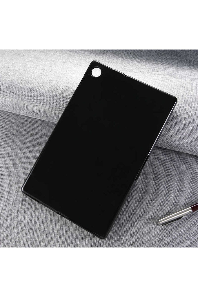 [RNZ-TA46184] Lenovo M10 Plus TB-X606F Uyumlu Kılıf Zore Tablet Süper Silikon Kapak (Siyah)
