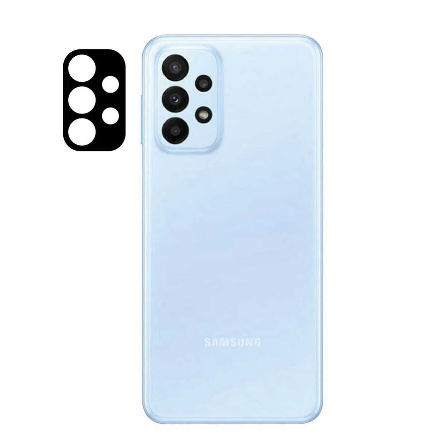 [RNZ-TA66930] Samsung Galaxy A23 Uyumlu Zore 3D Kamera Camı