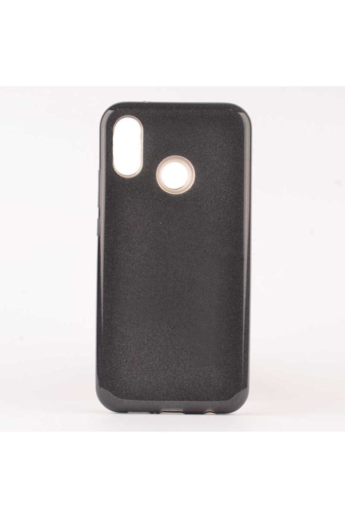 [RNZ-TA46206] Huawei Y9 2019 Uyumlu Kılıf Zore Shining Silikon (Siyah)