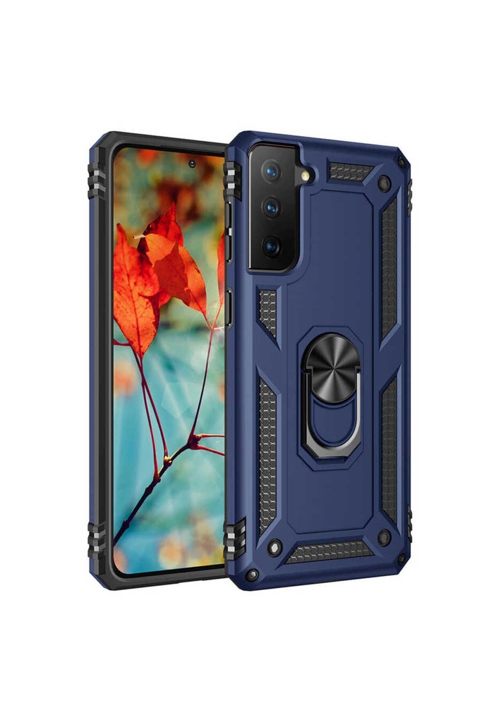 [RNZ-TA49750] Samsung Galaxy S21 Uyumlu Kılıf Zore Vega Kapak (Siyah)