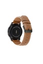 Samsung Galaxy Watch 46mm Uyumlu 22mm Kordon Deri İnce Tasarımlı Dikişli KRD-29 Kayış