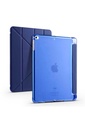 Apple iPad 9.7 2017 (5.Nesil) Uyumlu Kılıf Zore Tri Folding Kalem Bölmeli Standlı Kılıf