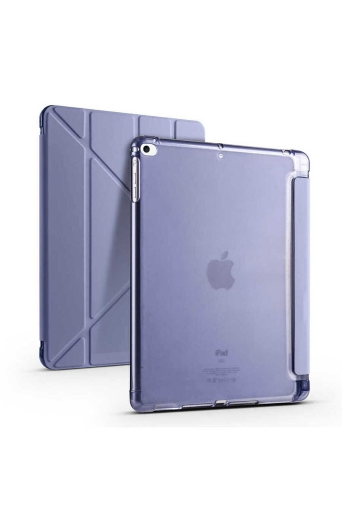 Apple iPad 9.7 2018 (6.Nesil) Uyumlu Kılıf Zore Tri Folding Kalem Bölmeli Standlı Kılıf