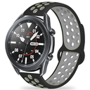 Huawei Honor Magic 2 46Mm 22mm Uyumlu Kordon Silikon Esnek Yumuşak Delikli Spor KRD-02 Kayış