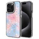 Apple iPhone 15 Pro Max Uyumlu Kılıf Simli Desenli Parlak Zore Task Kapak