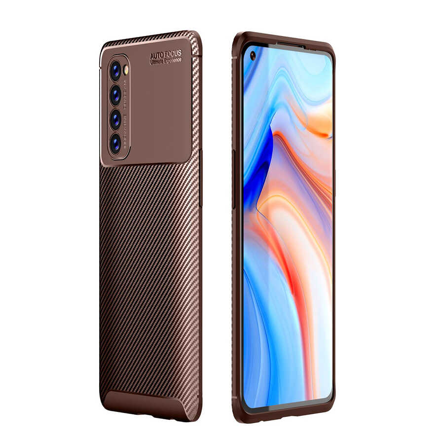 Oppo Reno 4 Pro 4G Uyumlu Kılıf Zore Negro Silikon Kapak
