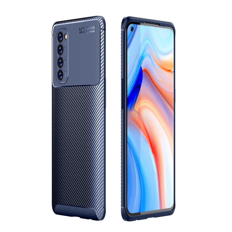 Oppo Reno 4 Pro 4G Uyumlu Kılıf Zore Negro Silikon Kapak