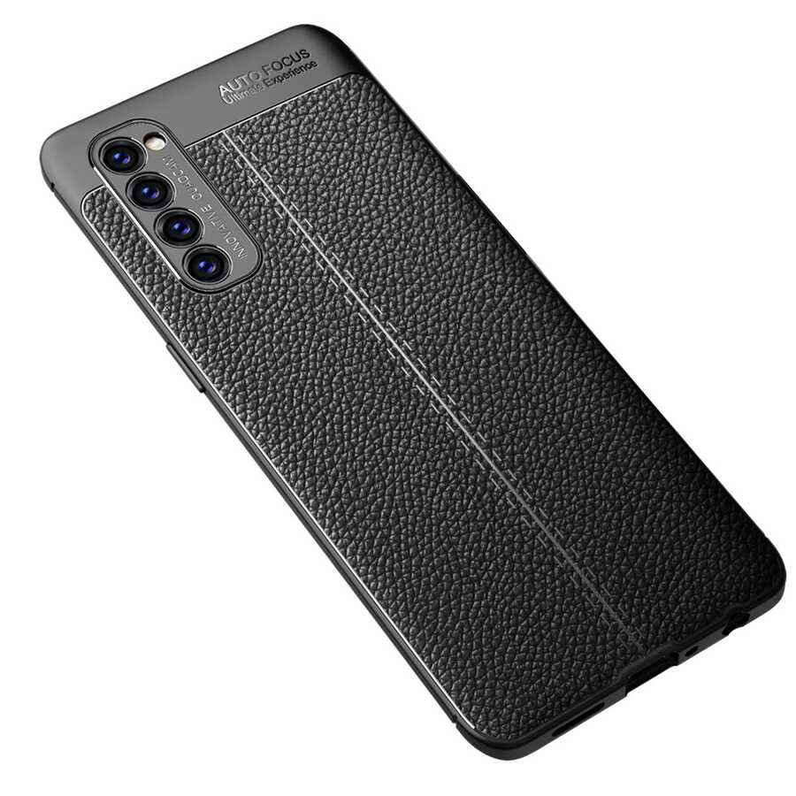 [RNZ-TA46661] Oppo Reno 4 Pro 4G Uyumlu Kılıf Zore Niss Silikon Kapak (Siyah)