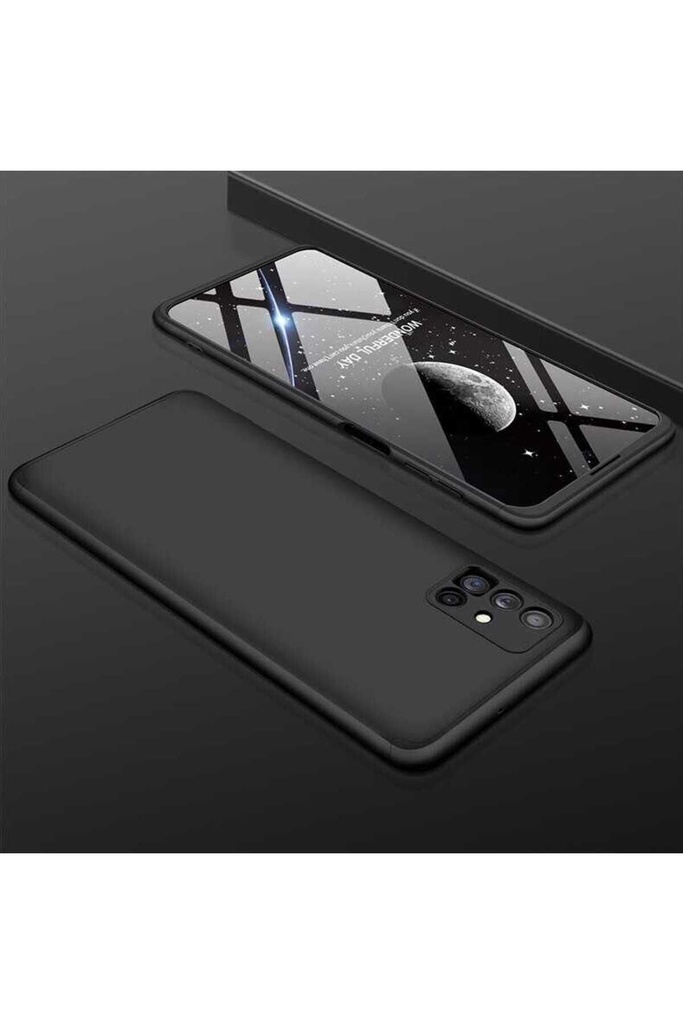 [RNZ-TA46693] Samsung Galaxy M51 Uyumlu Kılıf Zore Ays Kapak (Siyah)