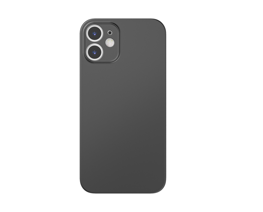 [RNZ-TA46933] Apple iPhone 12 Uyumlu Kılıf ​​​​​Wiwu Skin Nano PP Kapak (Siyah)