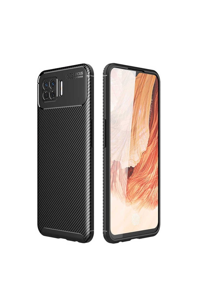 [RNZ-TA46979] Oppo A73 Uyumlu Kılıf Zore Negro Silikon Kapak (Siyah)