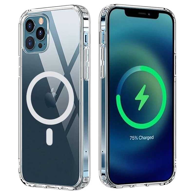 [RNZ-TA46987] Apple iPhone 12 Pro Uyumlu Kılıf Zore Tacsafe Wireless Kapak