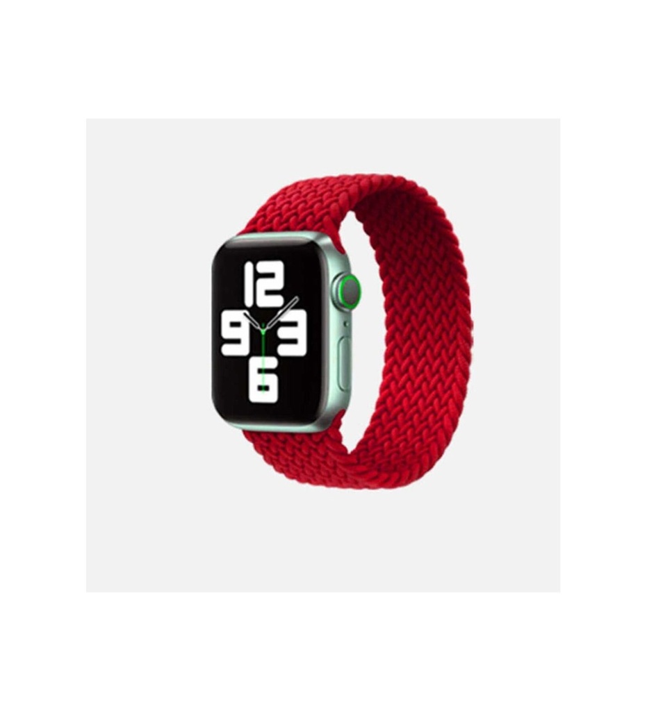 Apple Watch 38mm Uyumlu Kordon Hasır Örgü Esnek KRD-32 Small Kayış