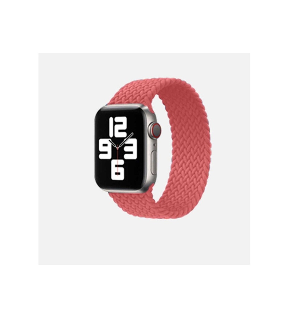 Apple Watch 38mm Uyumlu Kordon Hasır Örgü Esnek KRD-32 Small Kayış