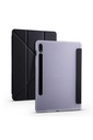Samsung Galaxy Tab S7 Plus T970 Uyumlu Kılıf Zore Tri Folding Kalem Bölmeli Standlı Kılıf