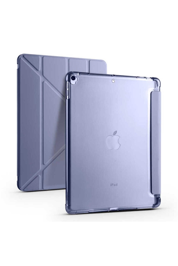 Apple iPad Pro 10.5 (7.Nesil) Uyumlu Kılıf Zore Tri Folding Kalem Bölmeli Standlı Kılıf