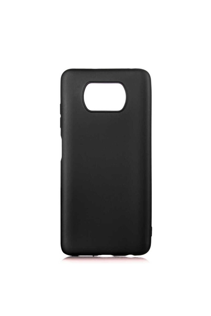[RNZ-TA47186] Xiaomi Poco X3 Uyumlu Kılıf Zore Premier Silikon Kapak (Siyah)
