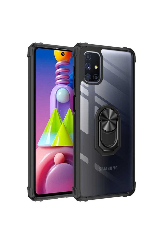 [RNZ-TA47194] Samsung Galaxy M51 Uyumlu Kılıf Zore Mola Kapak (Siyah)