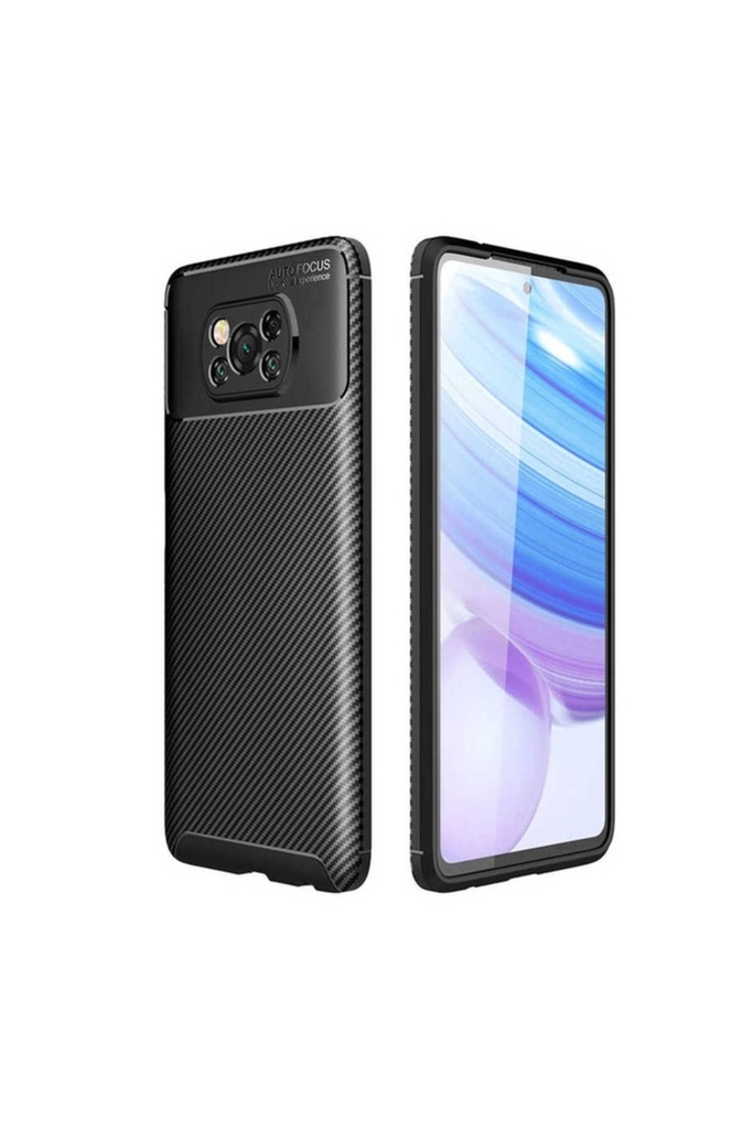 [RNZ-TA47546] Xiaomi Poco X3 Uyumlu Kılıf Zore Negro Silikon Kapak (Siyah)