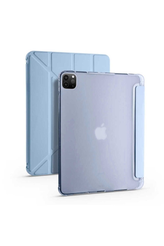 Apple iPad Pro 11 2020 (2.Nesil) Uyumlu Kılıf Zore Tri Folding Kalem Bölmeli Standlı Kılıf