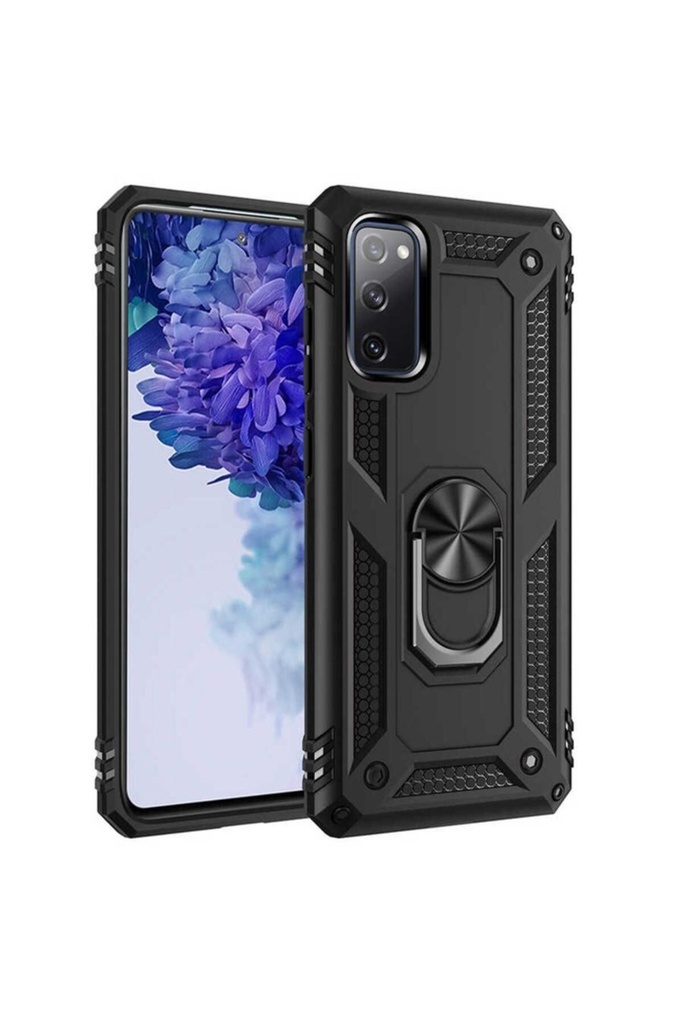 [RNZ-TA47397] Samsung Galaxy S20 FE Uyumlu Kılıf Zore Vega Kapak (Siyah)