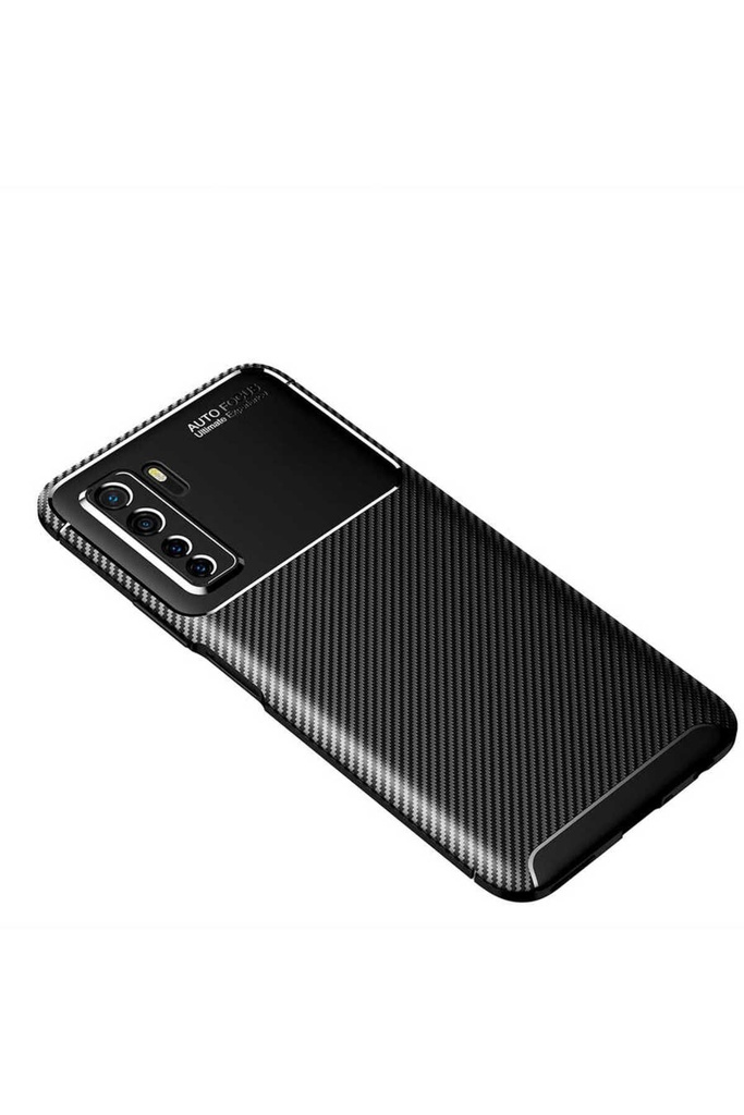 [RNZ-TA47445] Huawei P40 Lite 5G Uyumlu Kılıf Zore Negro Silikon Kapak (Siyah)