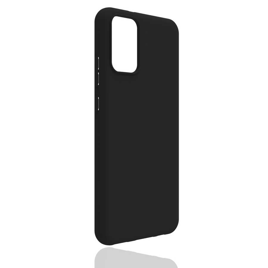 [RNZ-TA49926] Samsung Galaxy A02S Uyumlu Kılıf Zore Biye Silikon (Siyah)