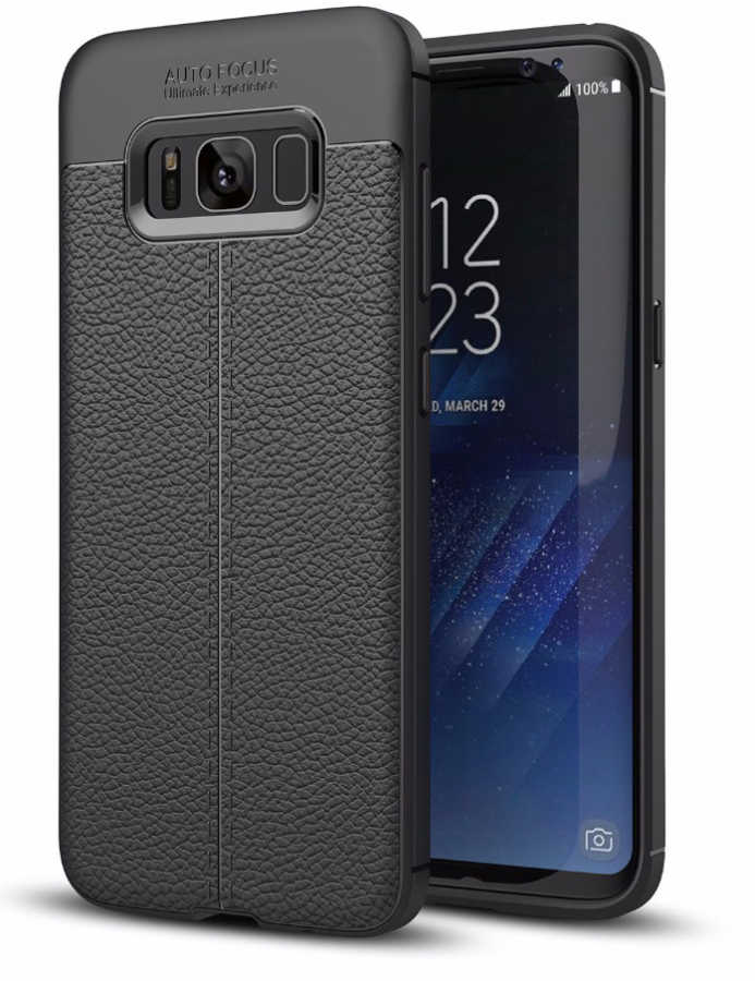 [RNZ-TA363] Samsung Galaxy S8 Uyumlu Kılıf Zore Niss Silikon Kapak (Siyah)