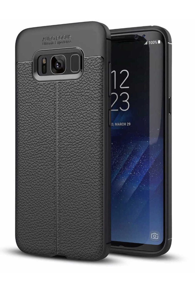 [RNZ-TA363] Samsung Galaxy S8 Uyumlu Kılıf Zore Niss Silikon Kapak (Siyah)