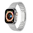 Apple Watch 44mm Uyumlu Kordon Paslanmaz Çelik Luxury Metal KRD-35 Kayış
