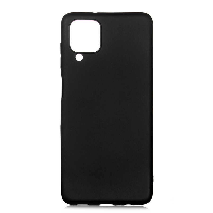 [RNZ-TA48896] Samsung Galaxy A12 Uyumlu Kılıf Zore Premier Silikon Kapak (Siyah)