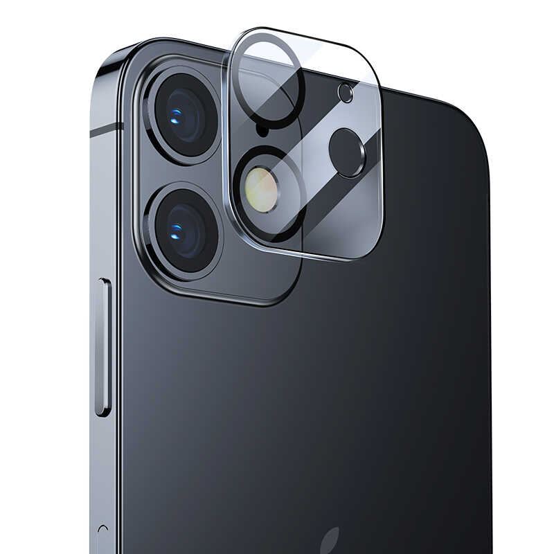 Apple iPhone 12 Mini Uyumlu Benks İntegrated Kamera Lens Koruyucu Cam