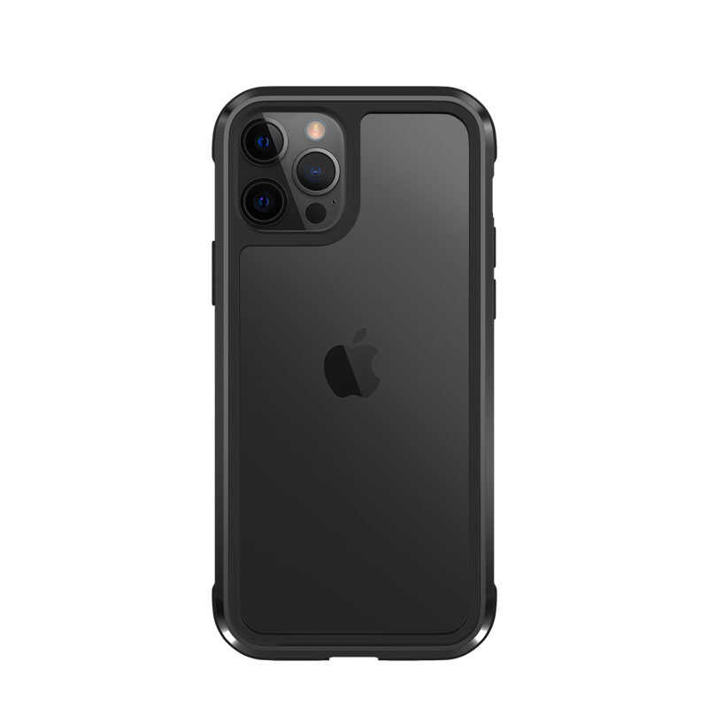 [RNZ-TA47786] Apple iPhone 12 Pro Max Uyumlu Kılıf ​​​​​Wiwu Defens Armor Kapak (Siyah)