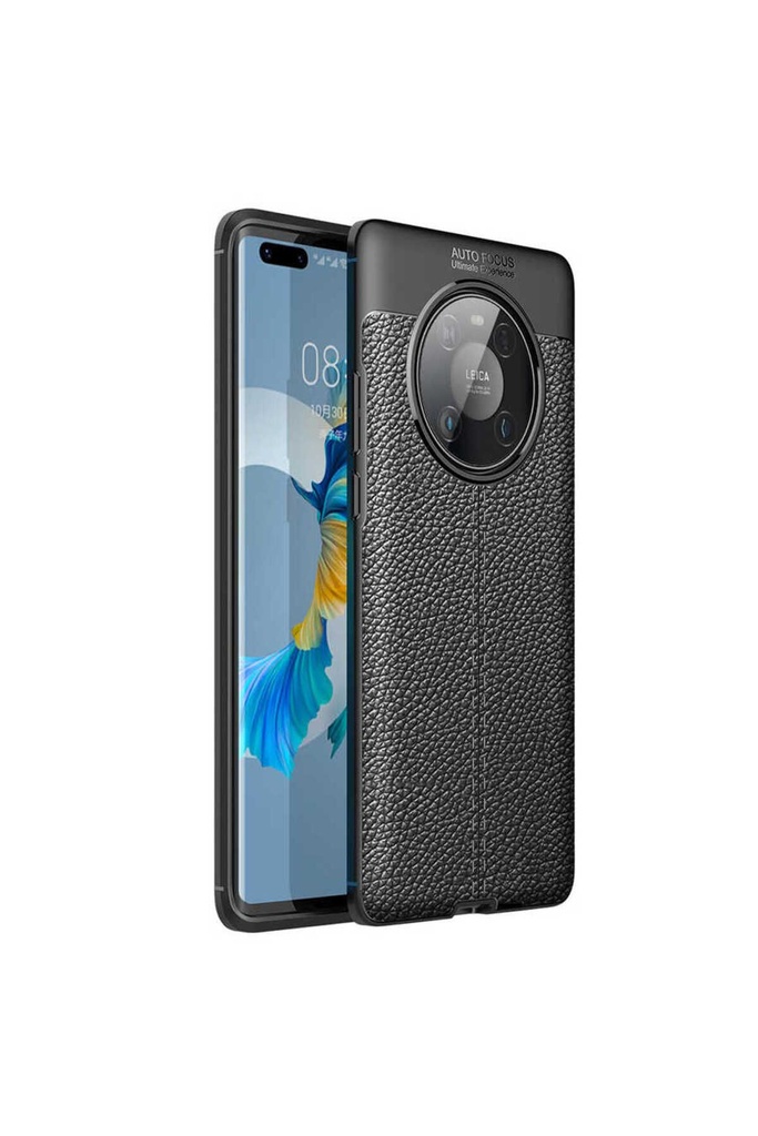 [RNZ-TA48660] Huawei Mate 40 Pro Uyumlu Kılıf Zore Niss Silikon Kapak (Siyah)