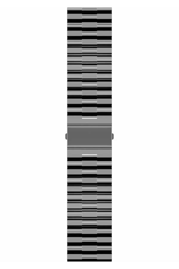 [RNZ-TA48349] Huawei GT2 42mm 20mm Uyumlu Kordon Şeffaf Renkli Transparan KRD-27 Kayış (Siyah)