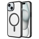 Apple iPhone 15 Plus Uyumlu Kılıf Wireless Şarj Özellikli Sert PC Zore Mat Riksos M-safe Kapak