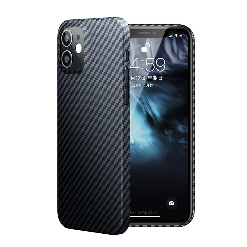 [RNZ-TA48369] Apple iPhone 12 Uyumlu Kılıf Benks Aramid Kapak