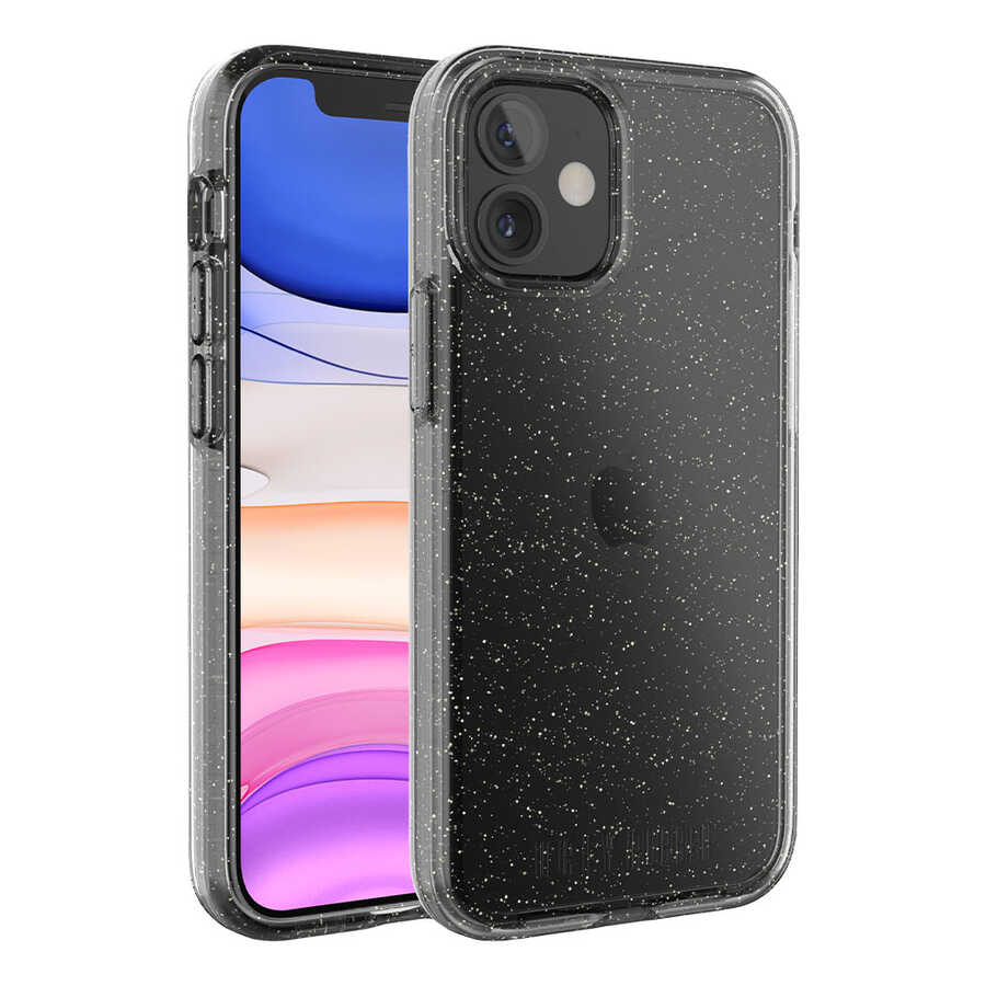 [RNZ-TA48413] Apple iPhone 12 Uyumlu UR Vogue Kapak (Siyah)