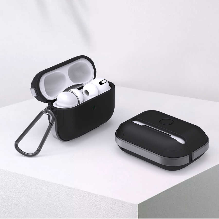 [RNZ-TA48540] ​Wiwu Defens Armor Airpods Pro Kılıf (Siyah)