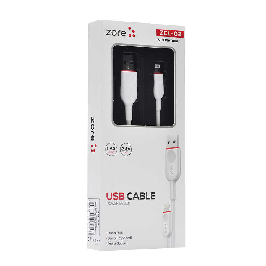[RNZ-TA48596] Zore ZCL-02 Lightning Usb Kablo