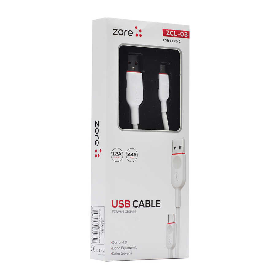[RNZ-TA48597] Zore ZCL-03 Type-C Usb Kablo