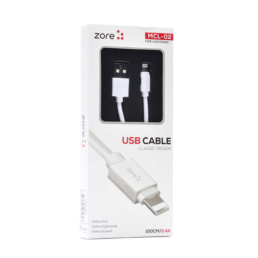 [RNZ-TA48602] Zore MCL-02 Lightning Usb Kablo